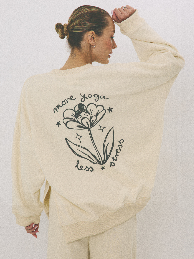 Bluza Oversize Kind, Morning Butter Flower