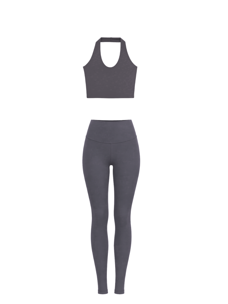 Komplet Top Ultimate & Legginsy Shape, Storm Sky