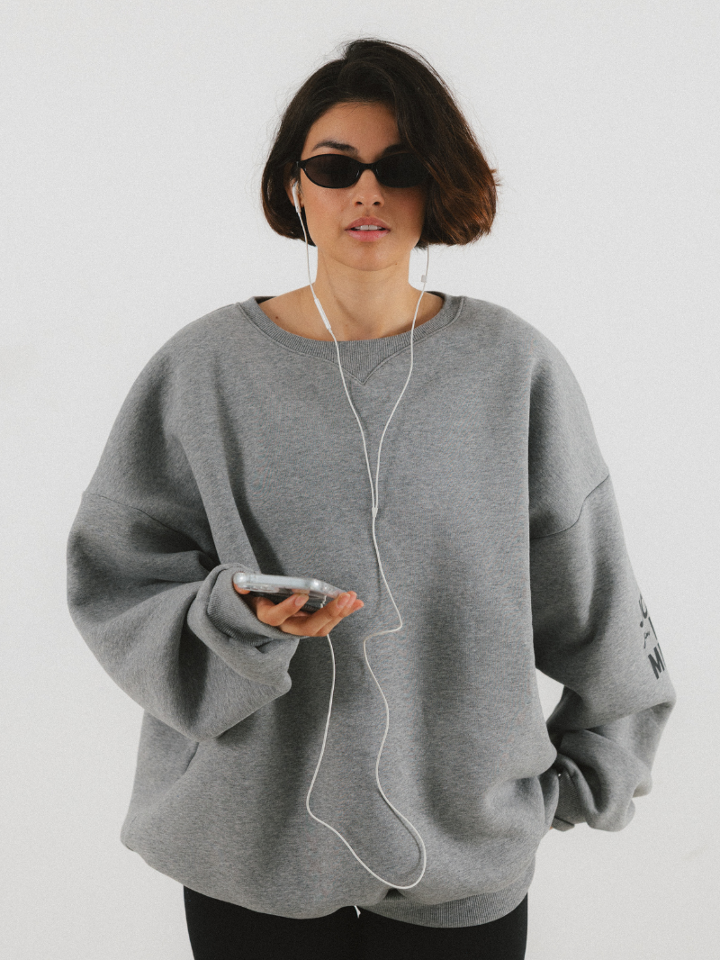 Komplet Bluza Rebel & Spodnie Bare, Melange