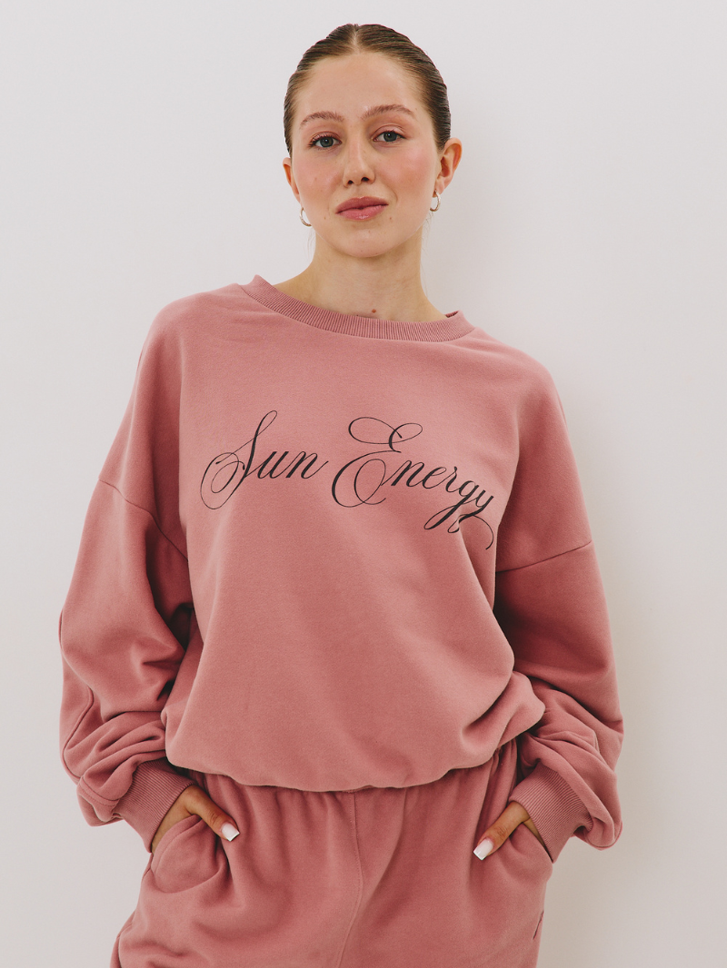 Bluza Oversize Forme, Dusty Blush Sun Energy