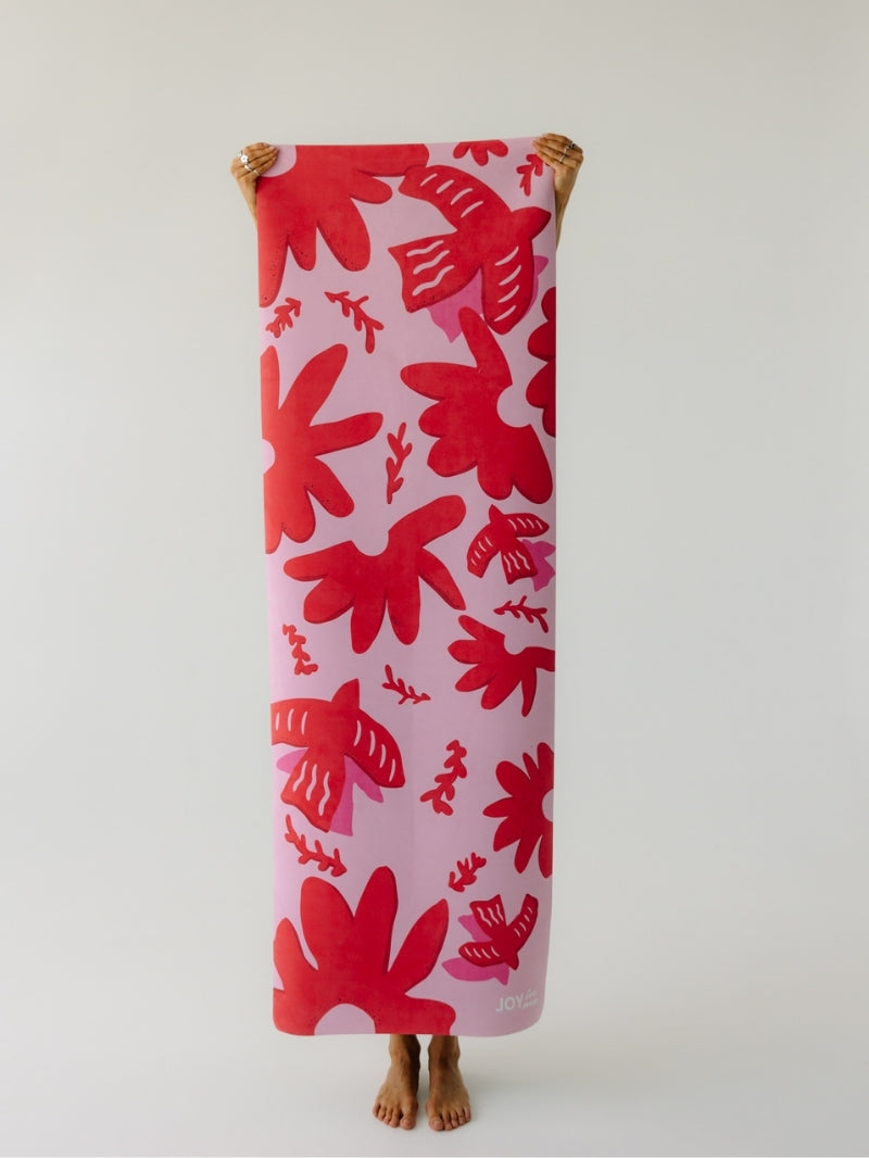 Mata do jogi FLOW Coated 3 mm, Flower Bomb