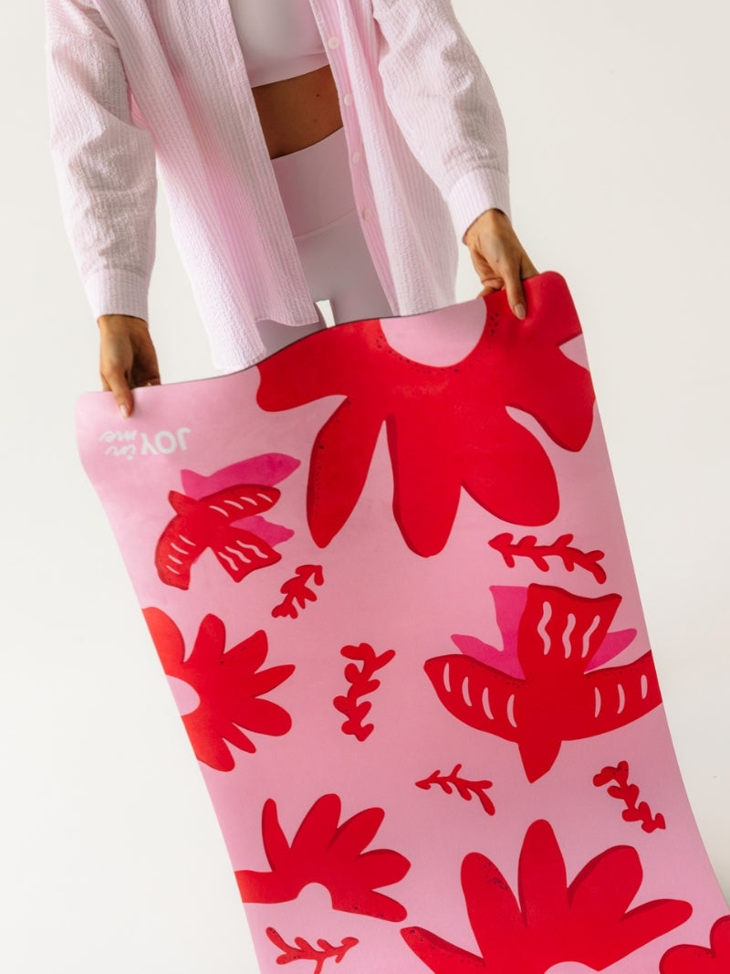 Mata do jogi FLOW Coated 3 mm, Flower Bomb