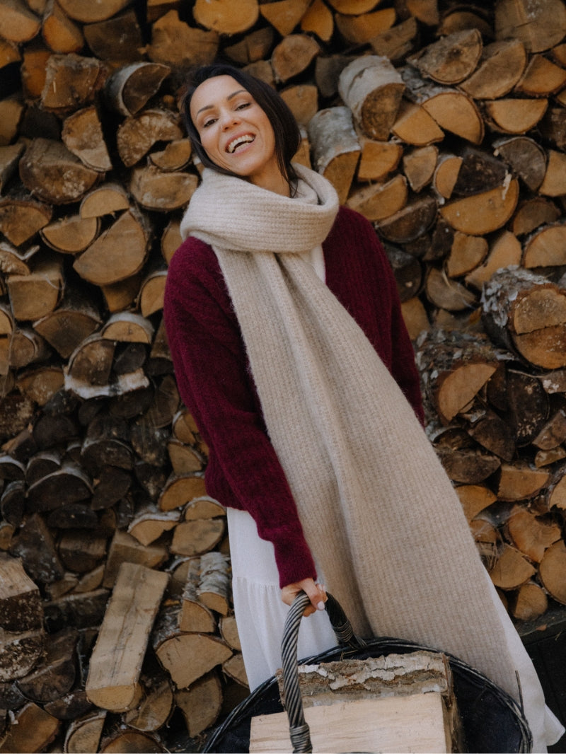 Szalik Gentle Wrap, Warm Sand