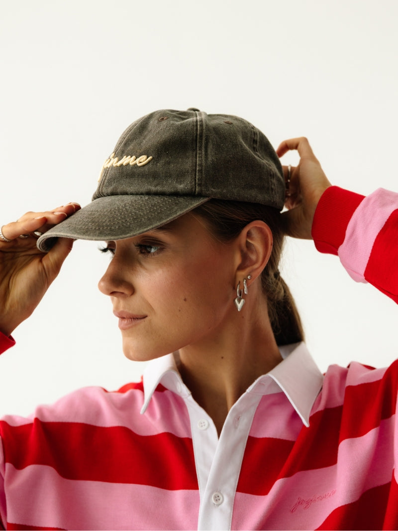 Brązowa bawełniana damska czapka z daszkiem JOYINME