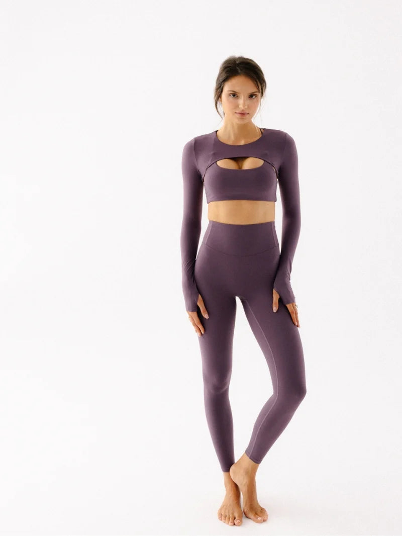 Set Breeze + rękawki Ovi & Shape, Plum Essence