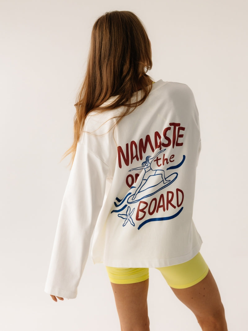 Żółte damskie spodenki do jogi - set z longsleevem surferskim